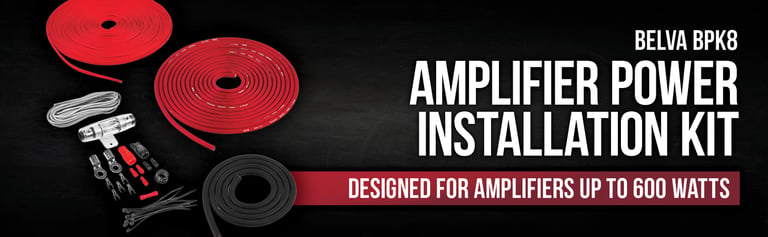 Belva 8 Gauge Amp Installation Kit
