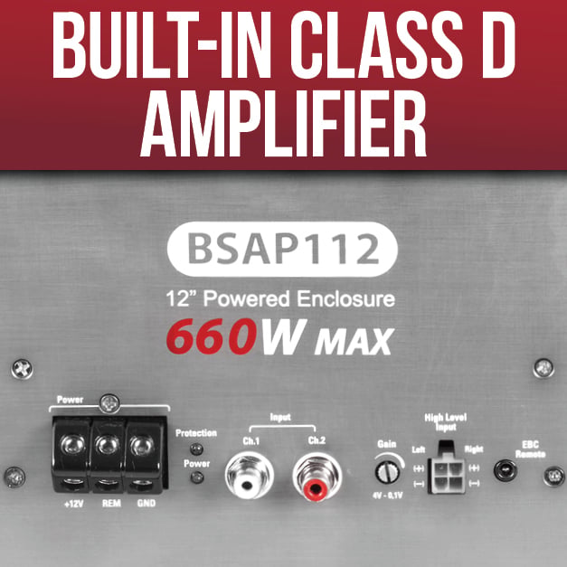 Built-In Class D Amplifier