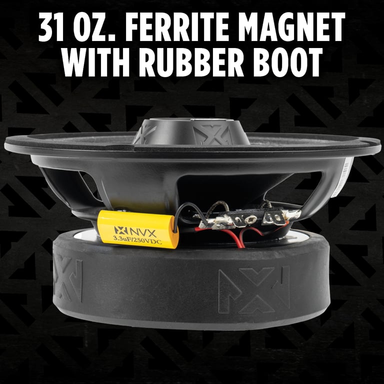 Thirty one ounce Ferrite Magnet with Rubber Boot