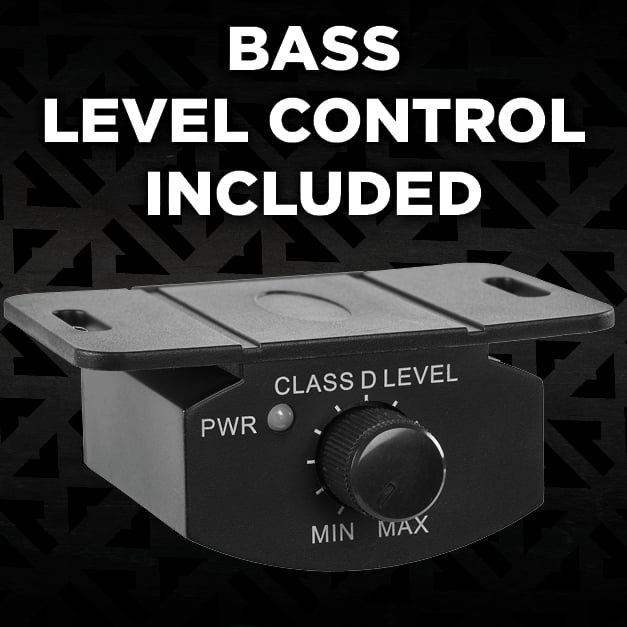 Bass Level Control Included