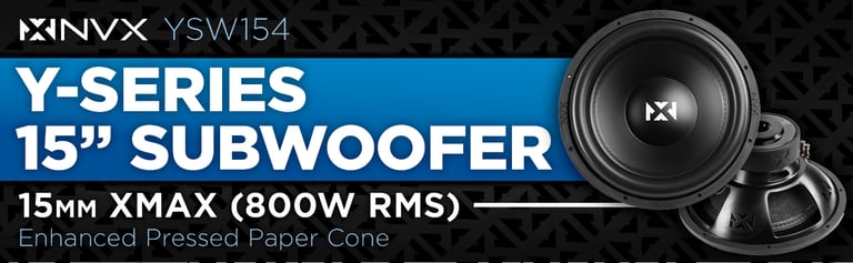 NVX Y Series 15 Inch Subwoofer