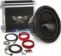 1000W Kenwood Subwoofer + Power Acoustik Bass Bundle thumbnail image