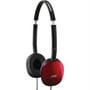 JVC HAS160R (HA-S160R) FLATS On-Ear Headphones - Red thumbnail image
