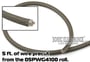 PRECUT 5 ft. - Kicker 4 AWG Gray Power/Ground Wire from 05PWG4100 Roll thumbnail image