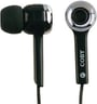 Coby CVE91BLK (CV-E91BLK) Black Noise Isolating Stereo Earphones With Volume Control thumbnail image