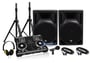 American Audio VMS2 w/ Yellow Headphones Player DJ Package with FREE Cables thumbnail image