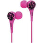 Maxell (190273) Wild Things Zebra Earbuds In-Ear Headphones- Pink thumbnail image
