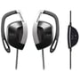 iLuv i303BLK In-Ear Sports Ear-Clips Headphone (Black) thumbnail image