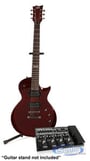 ESP Eclipse  EC100QM in (See Through Black Cherry) w Boss ME-70  thumbnail image