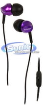 Sony MDREX58V/VLT (MDR-EX58V/VLT) EX Series Earbuds with Volume Control - Violet/Purple thumbnail image