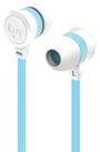 iLuv iEP335WBLN Neon Sound In-Ear Headphones/Earbuds with iPod/iPhone Remote (Blue/White) thumbnail image