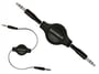 Scosche rePLAY IU3.5RC Retractable 3.5mm-to-3.5mm (Mini Jack) Auxiliary Cable - Black thumbnail image