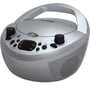 Coby CXCD251 (CX-CD251SVR) Portable AM/FM Radio CD Player - Silver thumbnail image