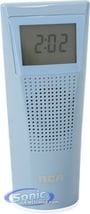 RCA BRC10BL Bathroom AM/FM Clock Radio (Blue) thumbnail image