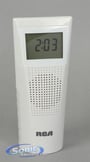 RCA BRC10TRAY Bathroom AM/FM Clock Radio (White) thumbnail image