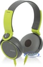 Sony MDR-XB400/GRN (MDRXB400/GRN) XB Extra Bass Headphones - Green  Open Box thumbnail image