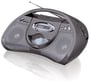 GPX BCD2306NR Portable AM/FM Radio CD Player Boombox (Gunmetal Gray) thumbnail image