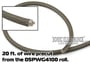 PRECUT 20 ft. - Kicker 4 AWG Gunmetal Gray Power/Ground Wire from 05PWG4100 Roll thumbnail image