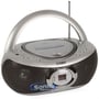 Coby CXCD236 (CX-CD236) Portable CD Player with AM/FM Radio - Silver thumbnail image