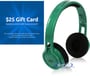 SMS Audio SMS-ONWD-GRN + $25 eGift Card thumbnail image