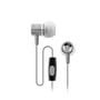 Coby CVEM89SVR In-Ear Headphones Stereo Earbuds Headset (Silver) thumbnail image