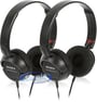 Sony MDR-ZX100 Black 2-Pack thumbnail image