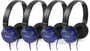 Sony MDR-ZX100 Blue (4-Pack) thumbnail image