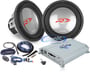 1500 Watt Package: 2 Alpine Subwoofers + Hifonics Amplifier + Amp Kit thumbnail image