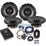 Amplified Speaker Package | Alpine Coaxial Speakers + NVX 4-Channel + Amp Kit thumbnail image