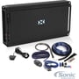 NVX JAD1200.1 Monoblock Amplifier + 50% OFF True Spec Pure OFC Copper 1/0 Gauge Installation Kit thumbnail image