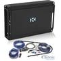 NVX JAD800.4 800W RMS 4-Channel Amplifier + Premium 4 Gauge Amp Wiring Kit thumbnail image