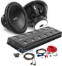 Audiopipe Amplifier with 2 RE Audio Subwoofers Complete Audio Upgrade Package thumbnail image