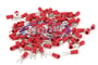 Spade Terminal 100 Pack 22-18 Gauge Red Width #8 thumbnail image