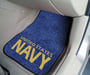 Fanmat Navy Carpeted Car Mats-Pair thumbnail image