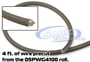 PRECUT 4 ft. - Kicker 4 AWG Gray Power/Ground Wire from 05PWG4100 Roll thumbnail image