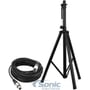 Belva DJ Speaker Stand + XLR Pro Audio Cable (BPST160 + BPXLR09) thumbnail image