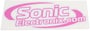 Sonic Electronix Logo Sticker (Pink/Large) thumbnail image