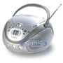 Coby CX-CD241 (CXCD241SVR) Portable AM/FM Radio CD Player - Silver thumbnail image