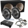 (2) 12&rdquo; KFC-W112S 400W Subwoofers + 1100W Amplifier R1100M + Box and Amp Kit thumbnail image