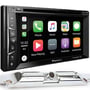 Pioneer AVH-1300NEX Apple CarPlay Car Stereo + License Plate Frame Backup Camera thumbnail image