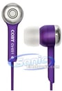 Coby CVE52PUR Jammerz (Purple CVE52) Stereo Earphones thumbnail image