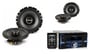 Pioneer FH-X520UI Double DIN Car Stereo + 4 Alpine Type-S SPS-610 Speakers thumbnail image