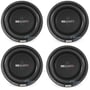 4) MB Quart DS1-204 400 Watt 8 Inch Shallow Slim Subs DVC Car Subwoofers Four thumbnail image