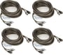 Rockford Fosgate RFI-20 20' Ft 2 Ch RCA Car Audio Signal Cables RFI20 (4 Pack) thumbnail image