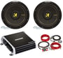 (2) KICKER 44CWCS124 CompC 12