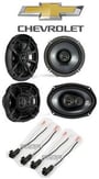 Kicker Front+Rear Factory Speaker Replacement For 2000-13 Chevrolet Chevy Impala thumbnail image
