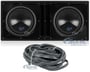 (2) Alpine Type-S SWS-12D2 3000w Car Subwoofers+Vented Sub Box Enclosure thumbnail image