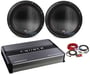 (2) MTX 7512-22 Subwoofers Subs+Mono Amplifier+ Free Amp Kit thumbnail image