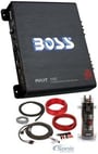 Boss R3002 2-Channel Amplifier + 2 Farad Car Capacitor + Amp Kit thumbnail image