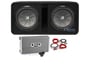 Kicker CompR DCWR122 + 3000W Amplifier + Amp Kit Package thumbnail image